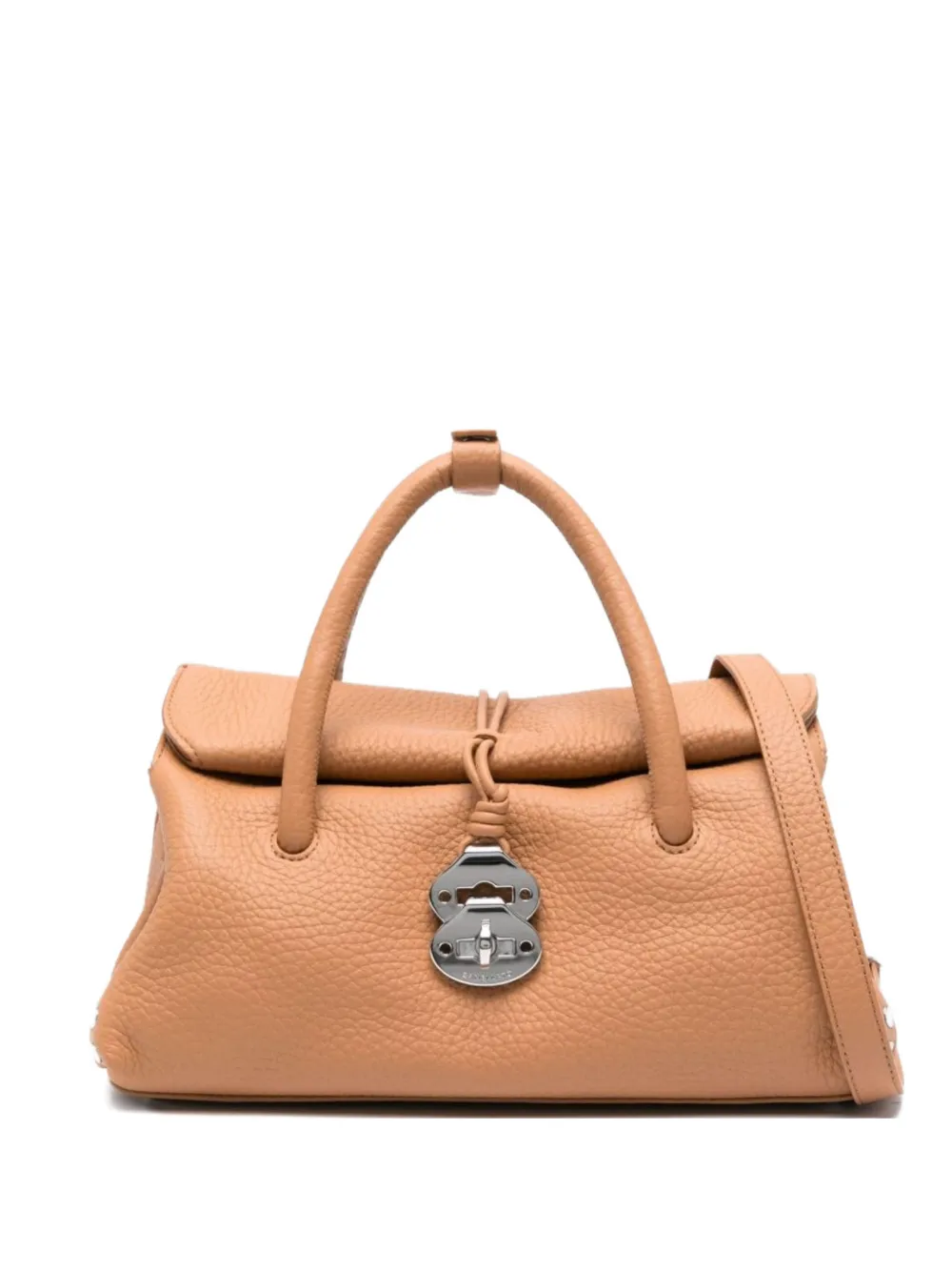 Zanellato studded top-handle tote bag - Toni neutri