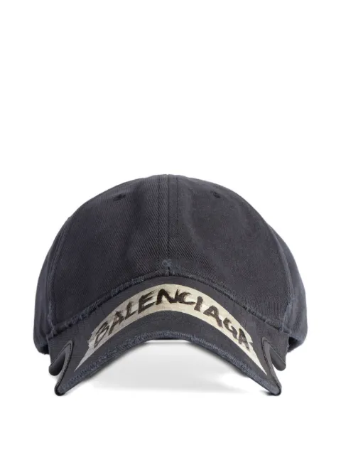 Balenciaga logo-tape baseball cap