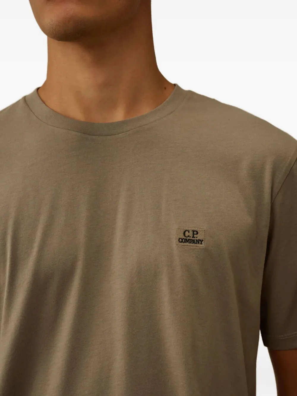 C.P. Company T-shirt met logo Beige