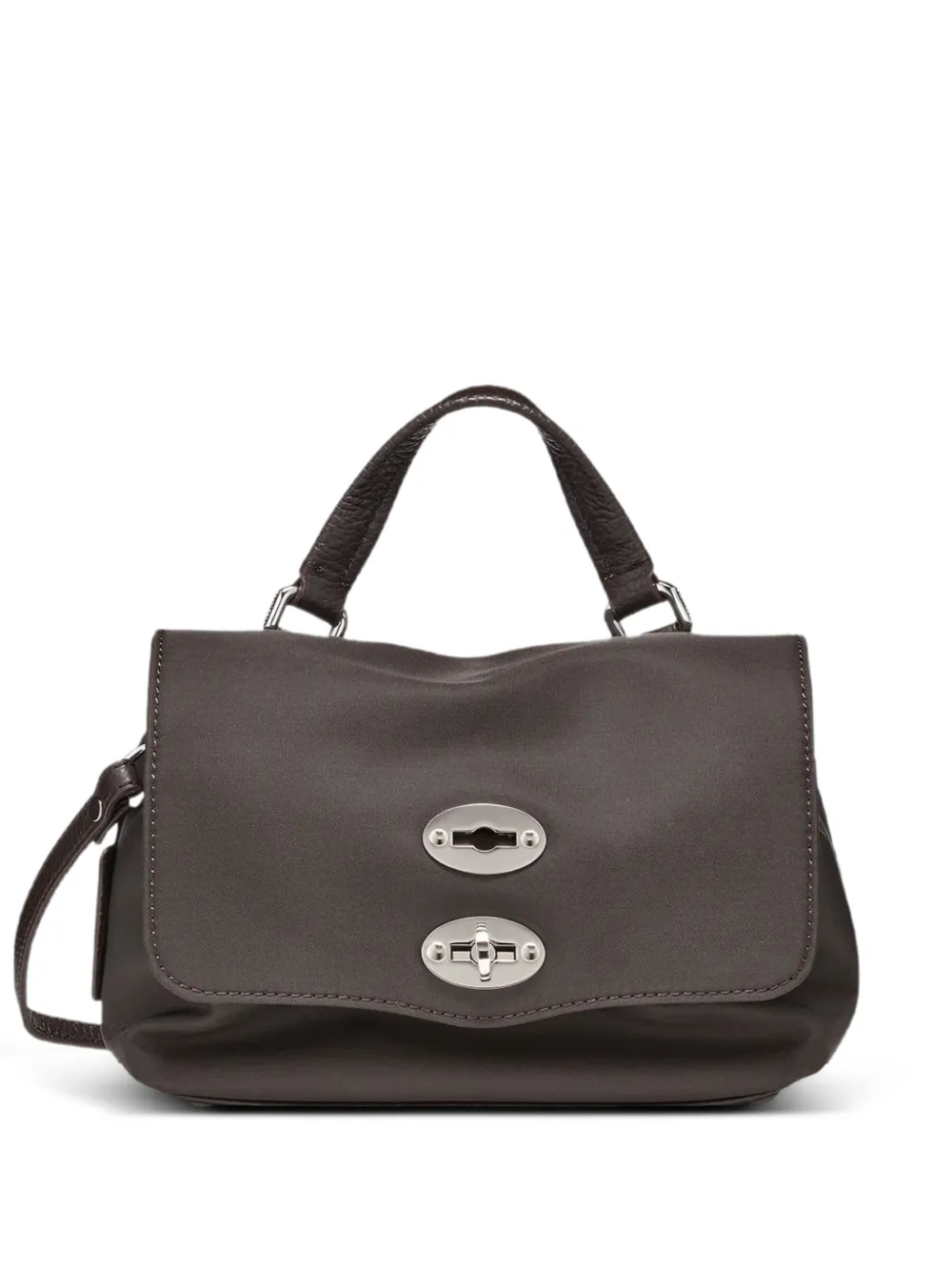 Zanellato baby Postina twist-lock-fastening tote bag - Marrone