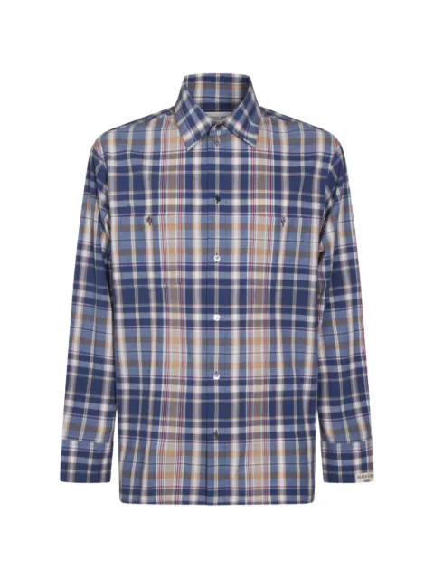 Golden Goose camisa con cuadros estampados