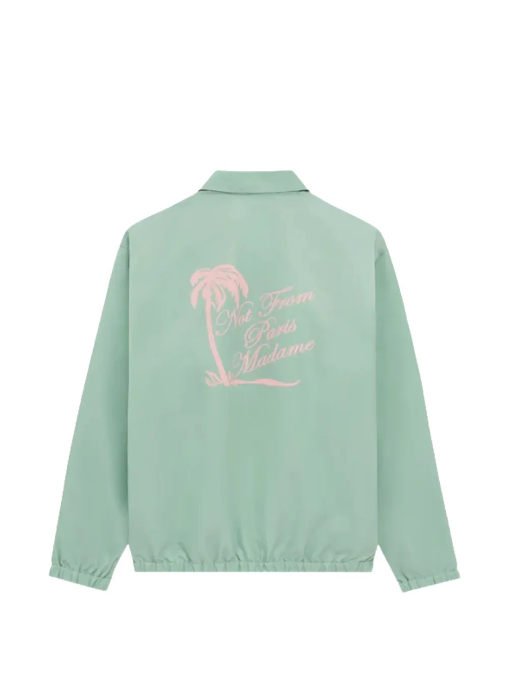 Drôle De Monsieur Shirtjack met grafische knopen Groen