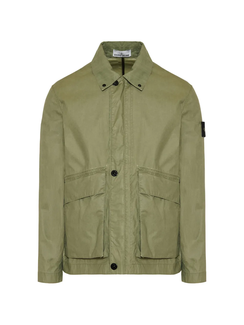 Stone Island button-up shirt jacket - Verde