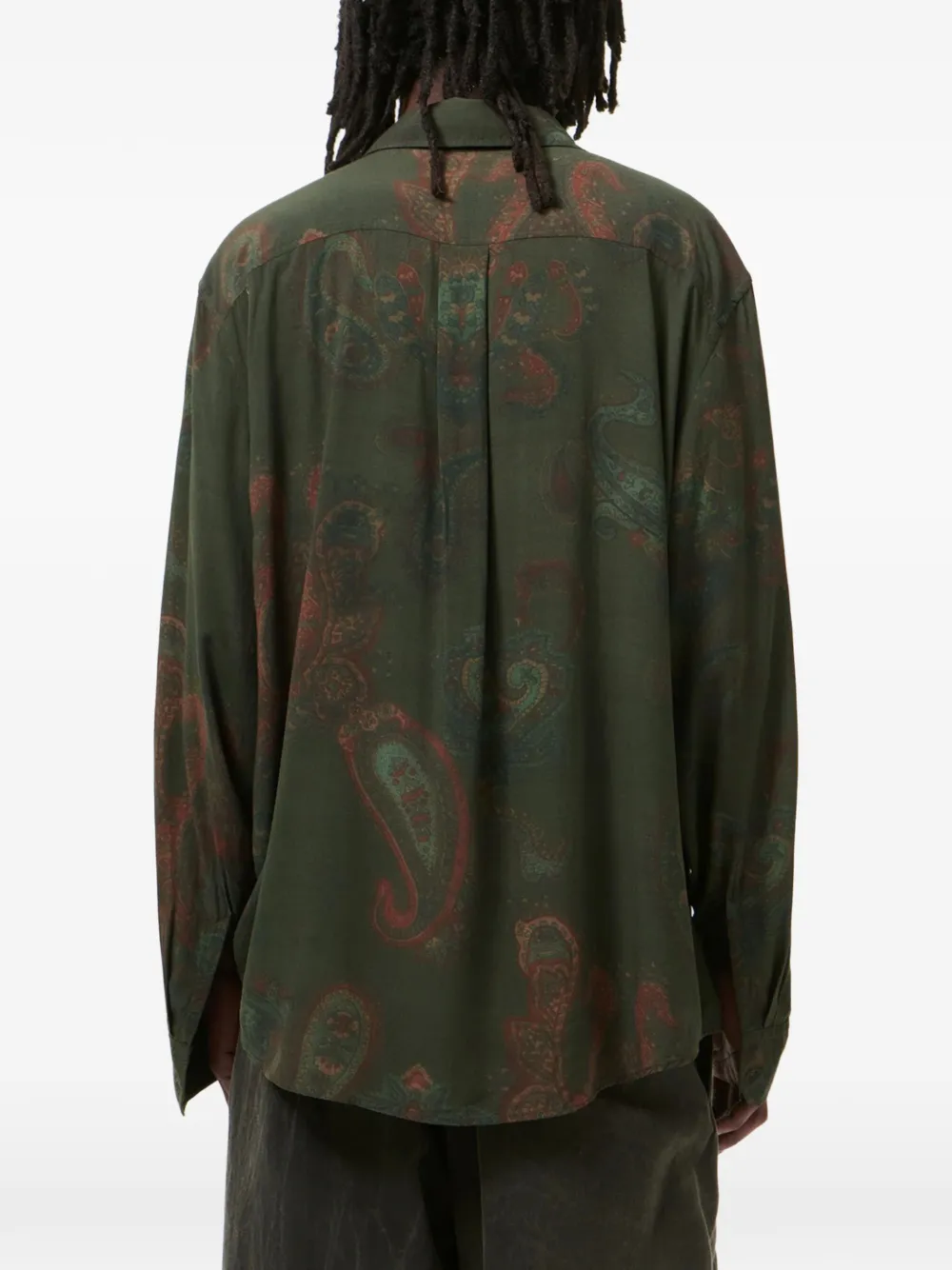 OUR LEGACY Beyond overhemd met paisley-print Groen
