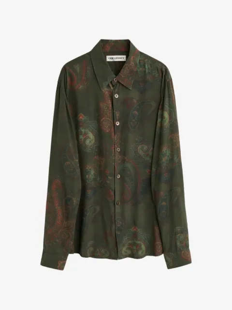OUR LEGACY chemise Beyond à motif cachemire
