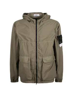 Stone Island ロゴ ボンバージャケット | ブラック | FARFETCH JP