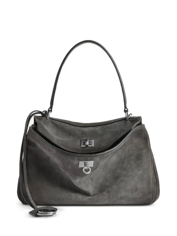 Balenciaga Rodeo Handbag Small in Grey