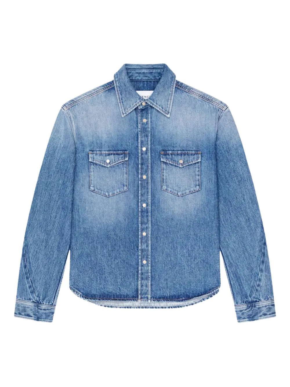 Givenchy pocket denim shirt - Blau