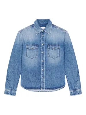 Saint Laurent Cassandre デニムシャツ | ブルー | FARFETCH JP