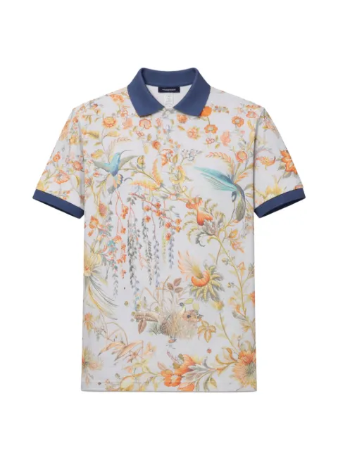 ETRO playera tipo polo con estampado floral