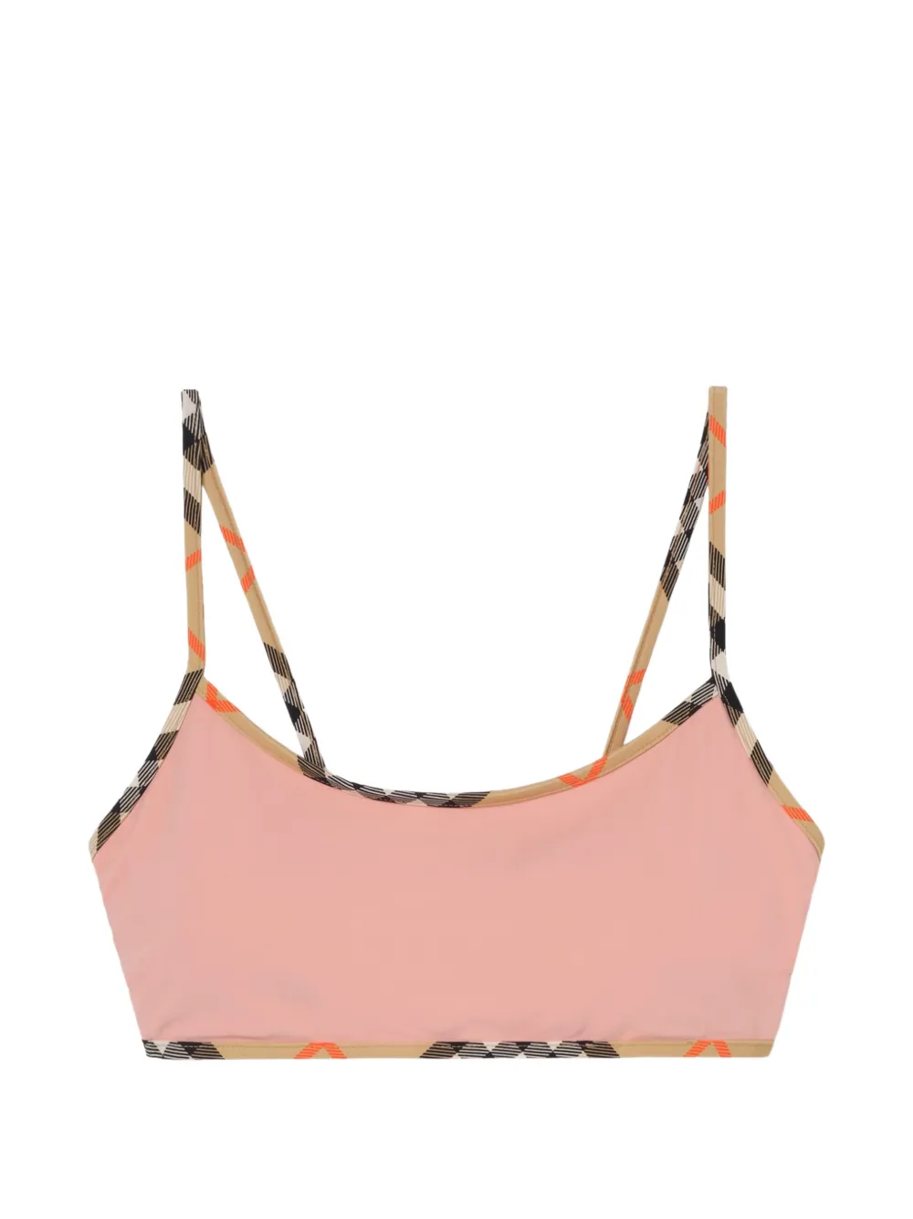 Burberry check trim bikini - Rosa