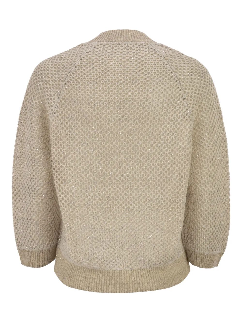 Peserico Trui met V-hals Beige