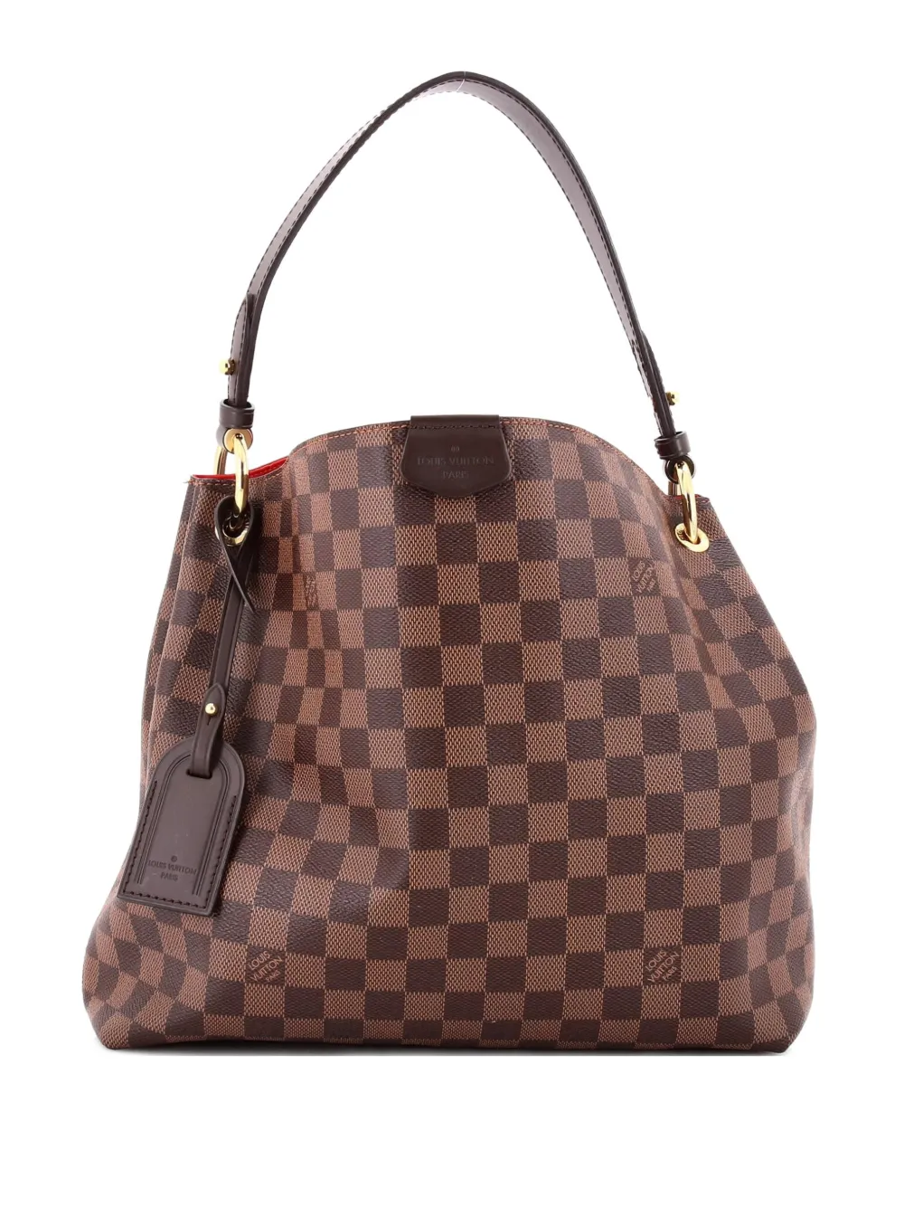 Louis Vuitton Pre-Owned Graceful Handbag Damier PM hobo bag - Marrone