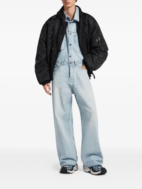 Balenciaga パッチポケット デニムシャツ | ブルー | FARFETCH JP