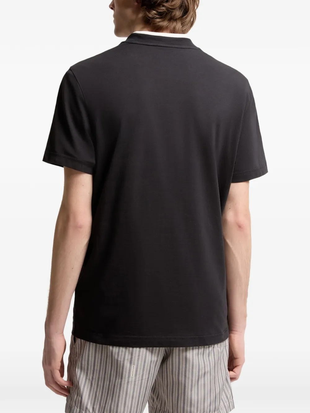 Moncler T-shirt met logopatch Blauw