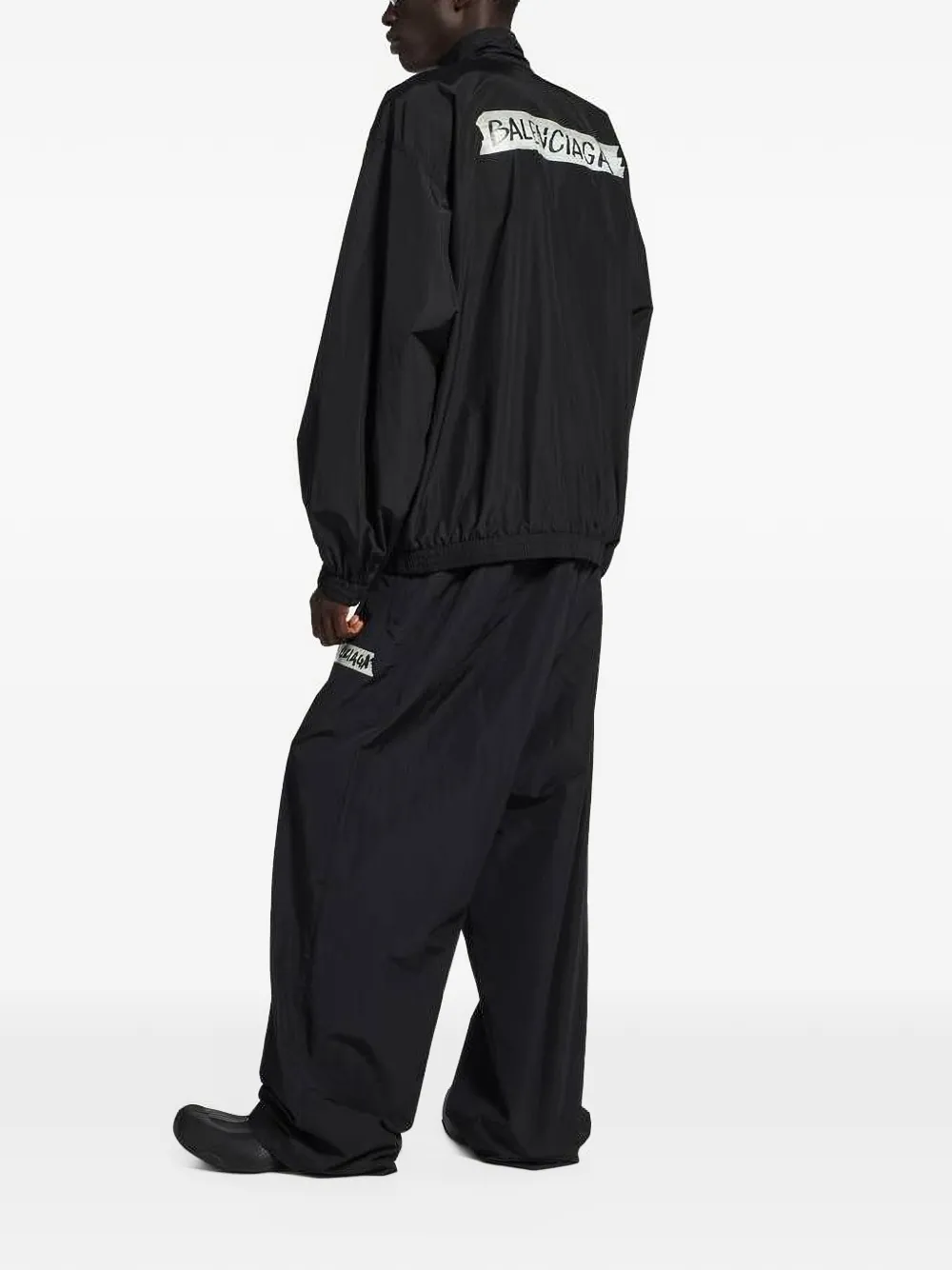 Balenciaga Masking Tape trainingsjack Zwart