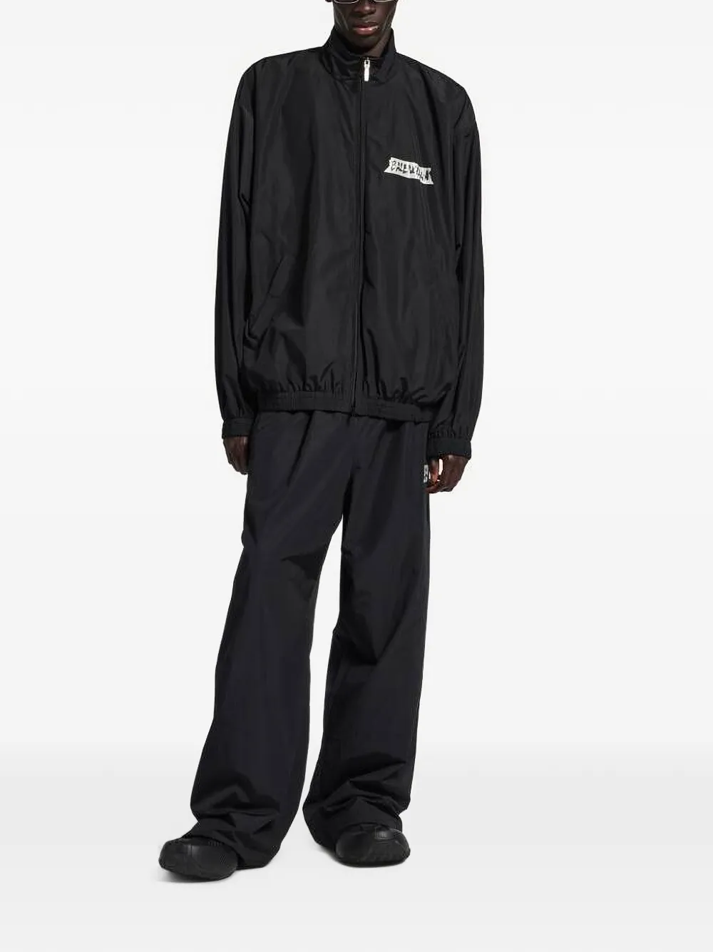 Balenciaga Masking Tape trainingsjack Zwart