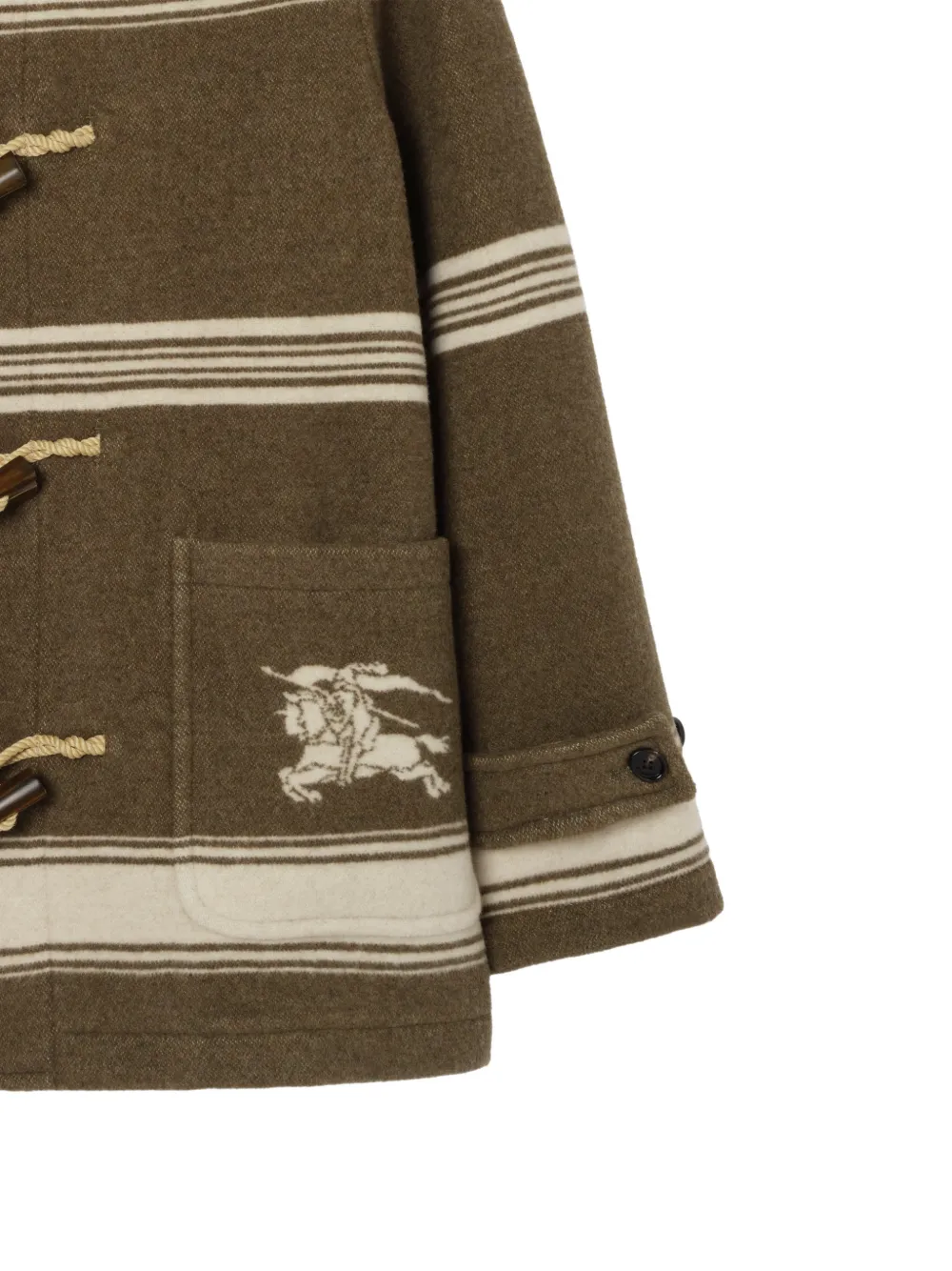 Burberry Harrogate striped hooded duffle coat | Duffle Coats | Image 2