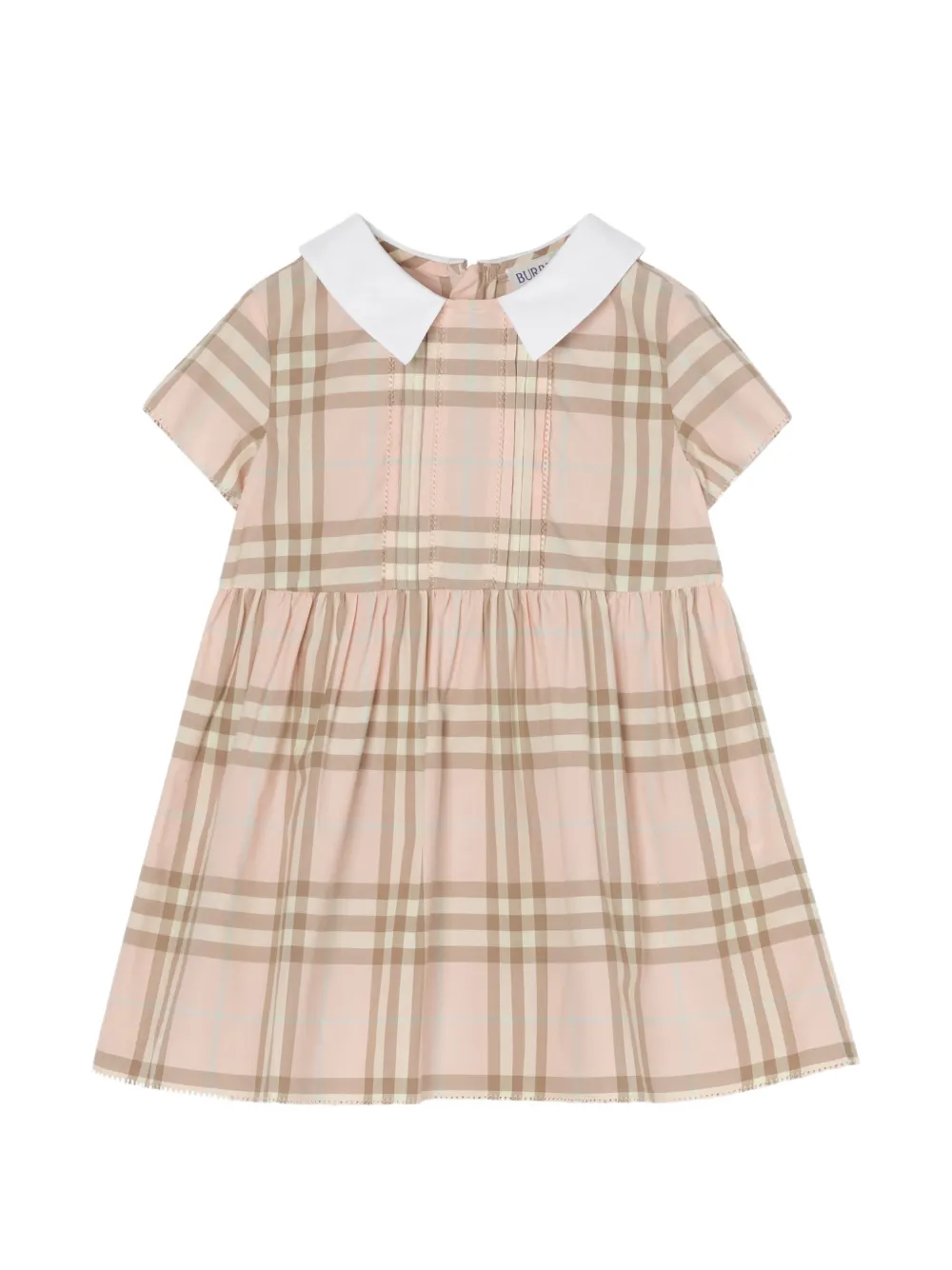 Burberry Kids checked dress - Rosa