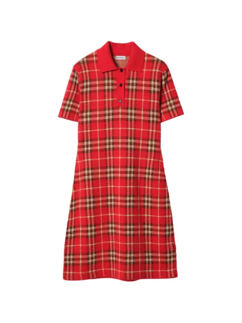Burberry Check polo shirt dress