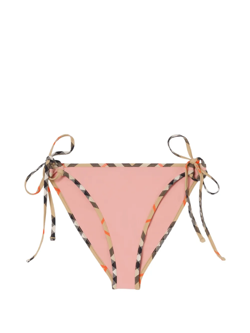 Burberry check trim bikini briefs - Rosa