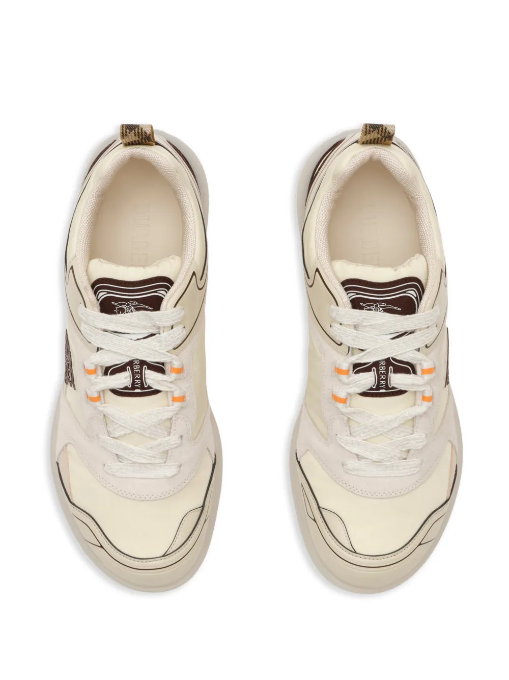 Burberry Sneakers met ruiterapplicatie Beige