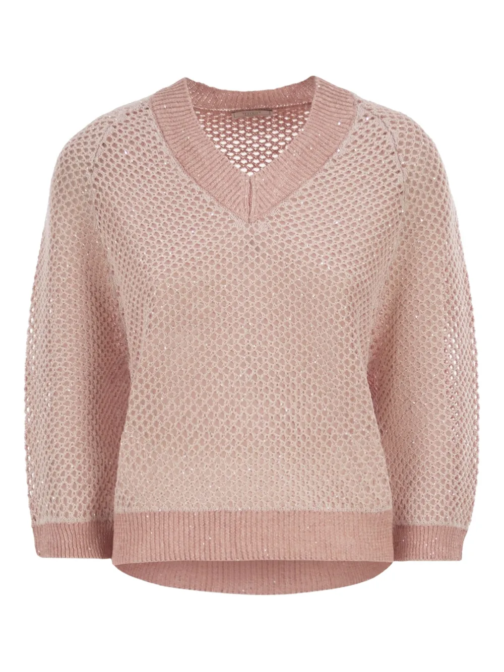 Peserico V-neck sweater - Rosa