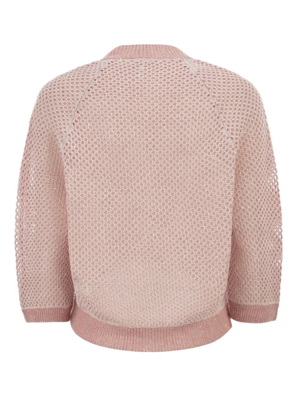 Peserico Trui met V-hals Roze