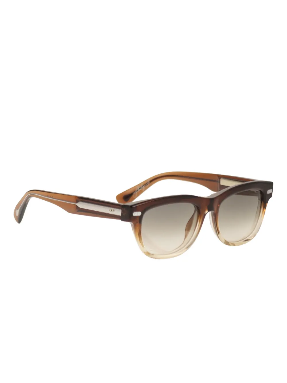  Brunello Cucinelli Stanley J. Sunglasses - Brown 