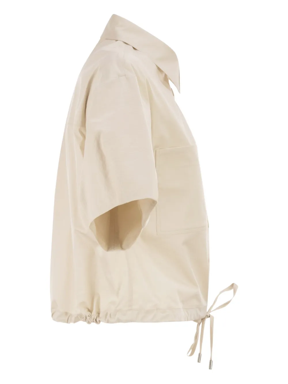  Peserico Drawstring-detail Shirt - Neutrals 