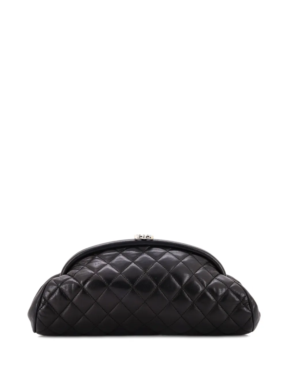 CHANEL Pre-Owned Timeless Quilted Lambskin clutch bag - Black