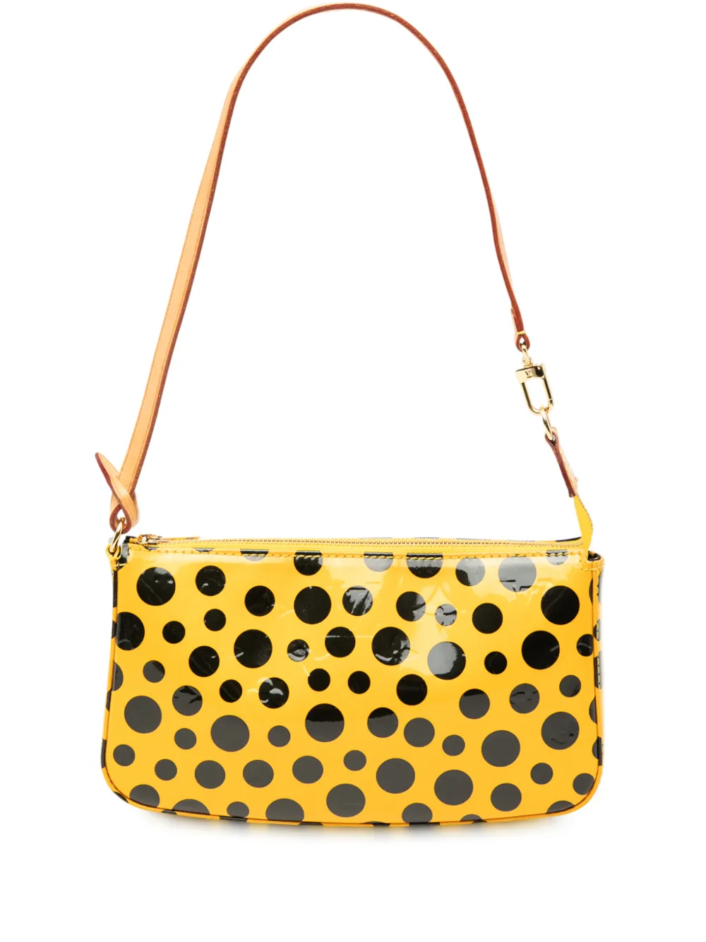 Louis Vuitton Pre-Owned 2012 Yayoi Kusama Monogram Vernis Dots Infinity Pochette Accessoires shoulder bag - Giallo