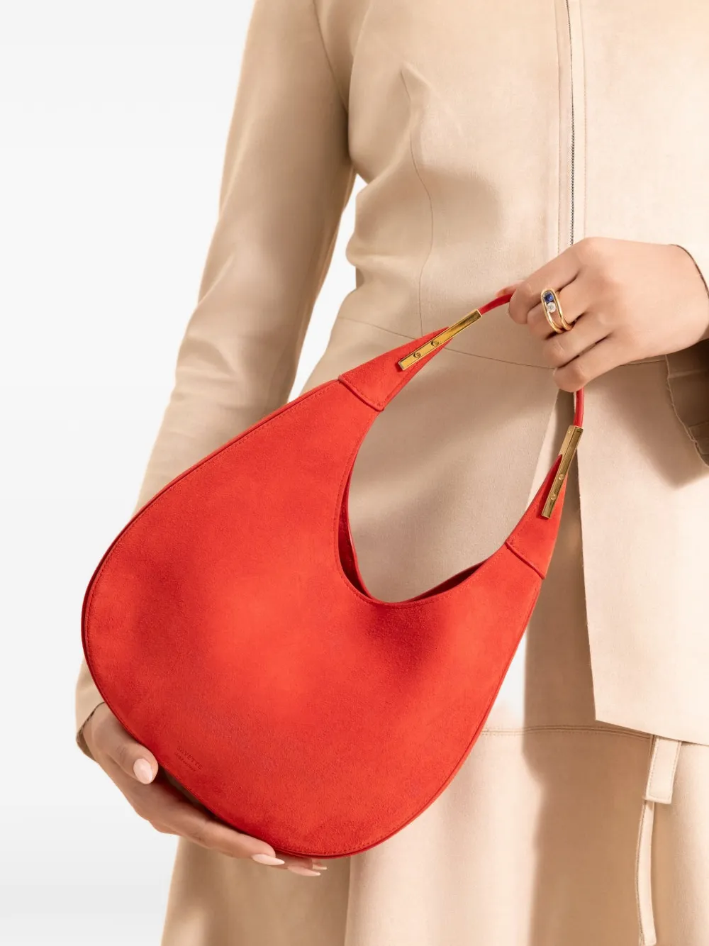  Savette Small Florence Shoulder Bag - Red 