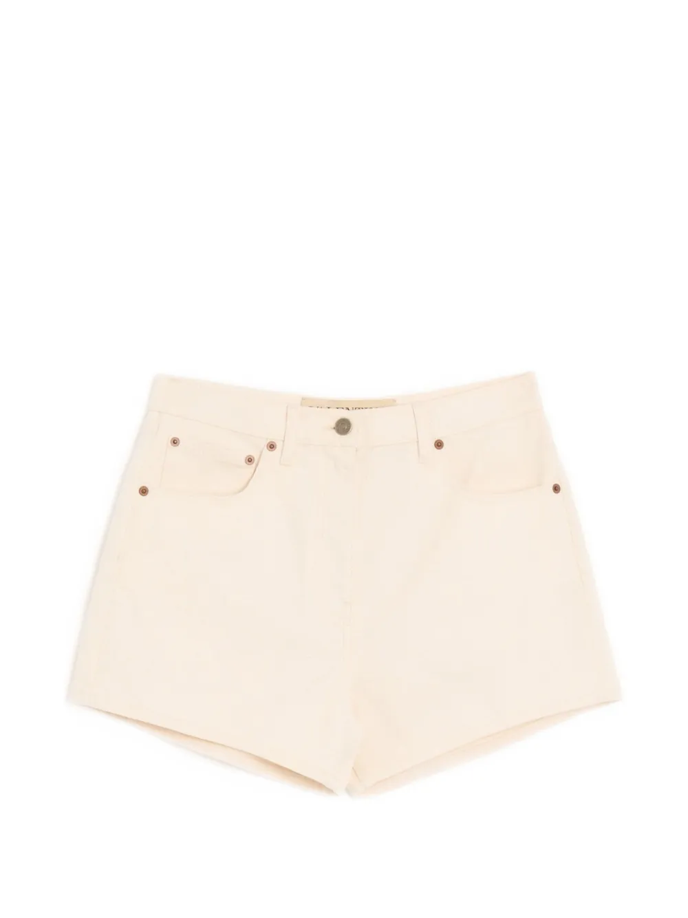 Valentino Garavani VGOLD denim shorts - Nude