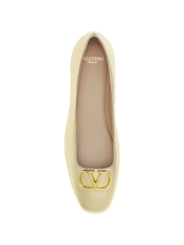Valentino Garavani Sapatilha VLogo Signature | Dourado | FARFETCH BR