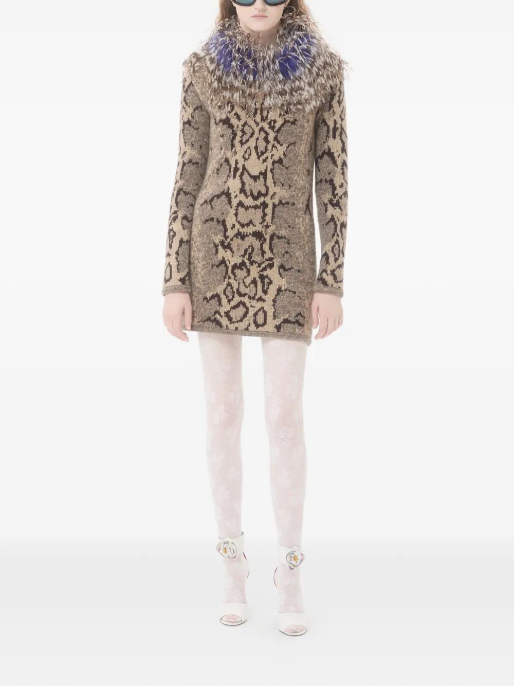 Valentino Garavani Panty met bloemenprint Wit
