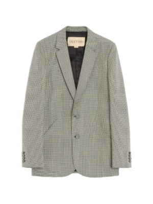 Valentino Garavani double-breasted Jacket In Mouliné Wool With