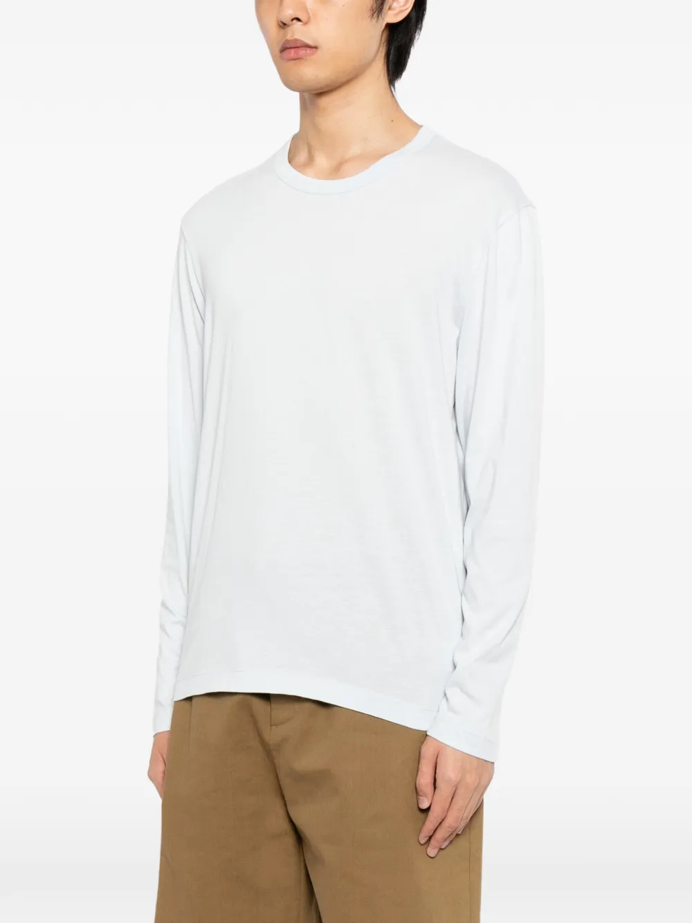 James Perse T-shirt met ronde hals Blauw