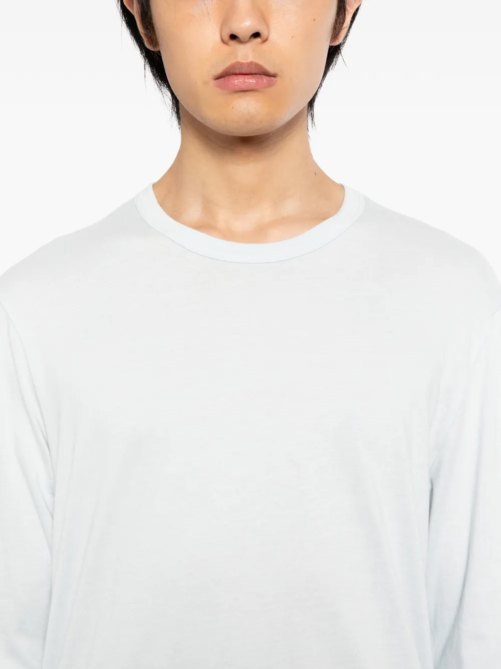 James Perse T-shirt met ronde hals Blauw