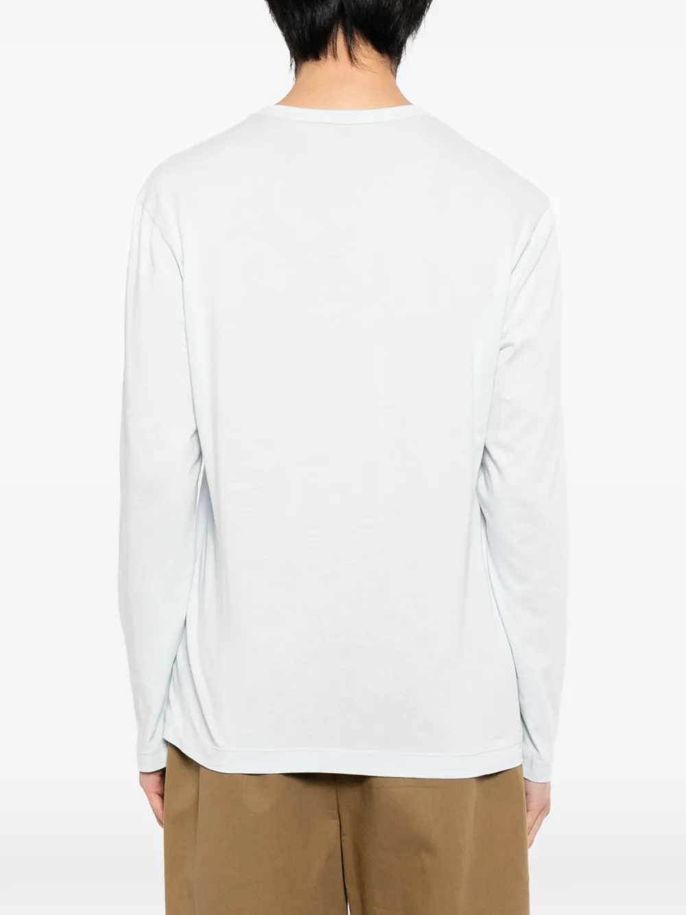 James Perse T-shirt met ronde hals Blauw