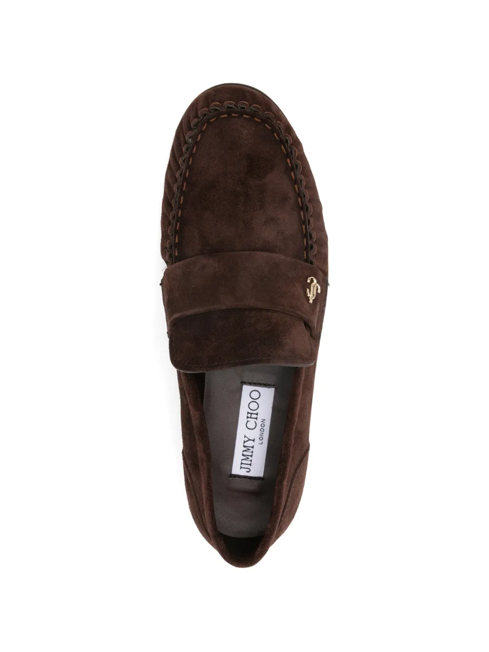 Jimmy Choo Ellis suede loafers Bruin