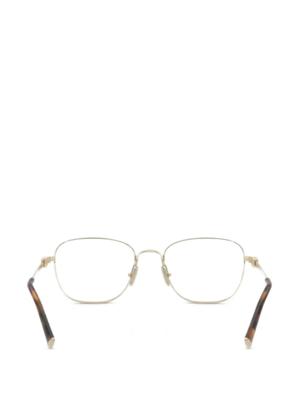 Miu Eyewear Bril met geometrisch montuur Goud