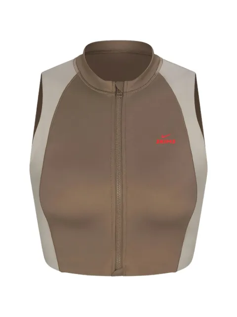 Skims x Nike front zip bra