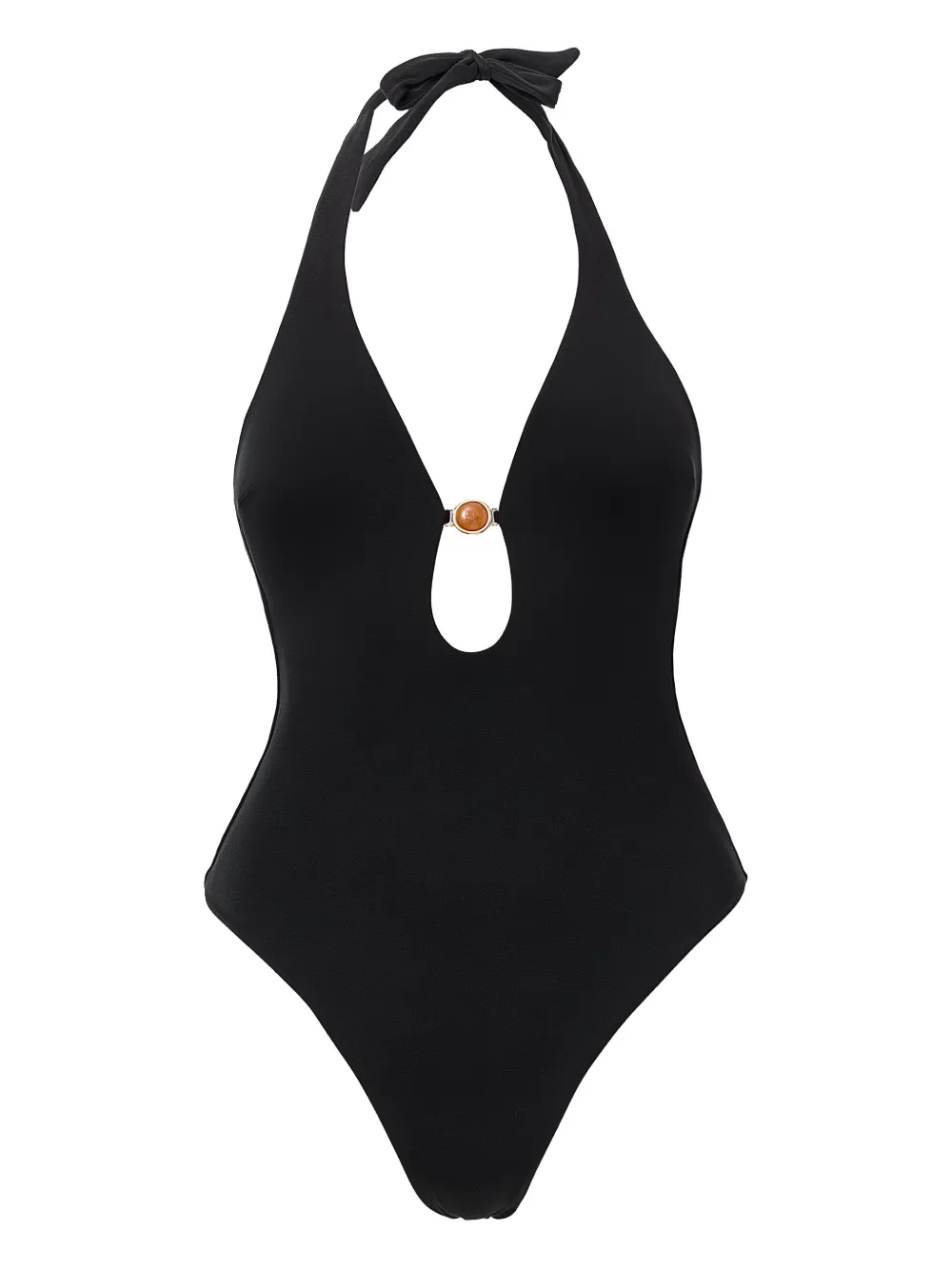 SOFIA ERHAN Isadora halterneck swimsuit - Schwarz