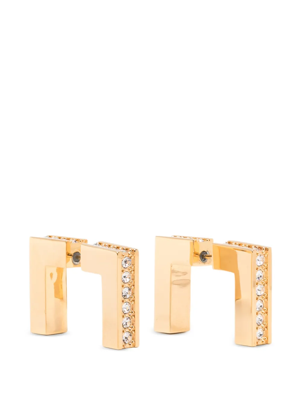 Elisabetta Franchi crystal-embellished earrings - Oro