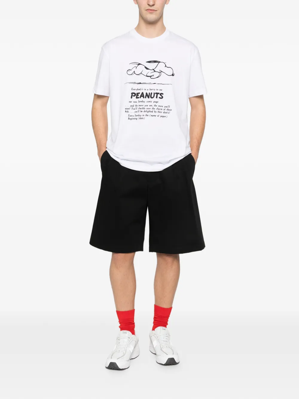 Iceberg peanuts print T-shirt - Wit