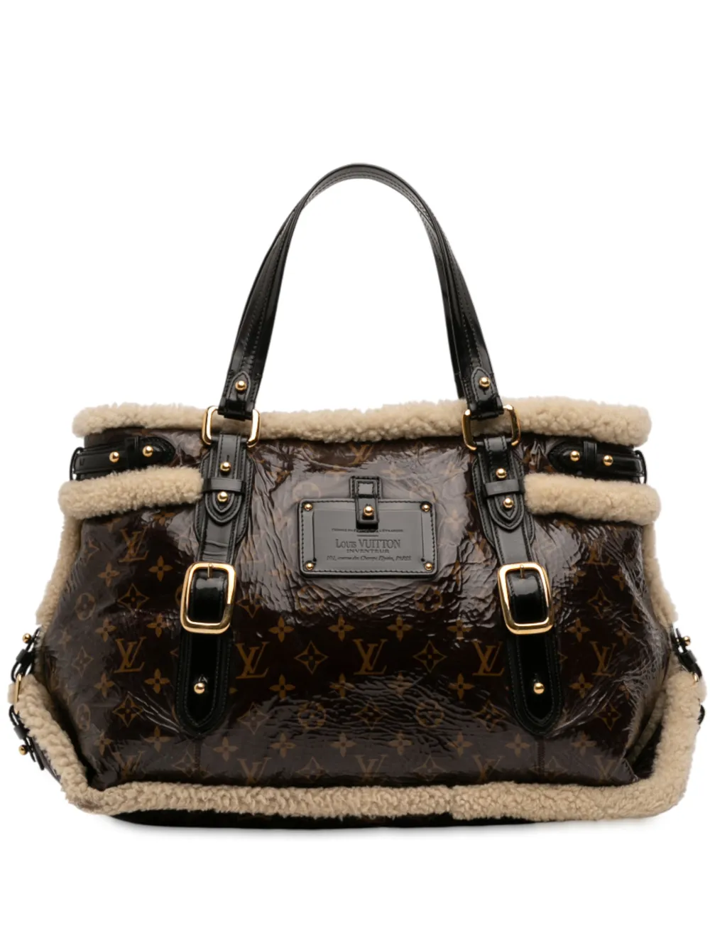 Louis Vuitton Pre-Owned 2007 Monogram Shearling Thunder tote bag - Marrone