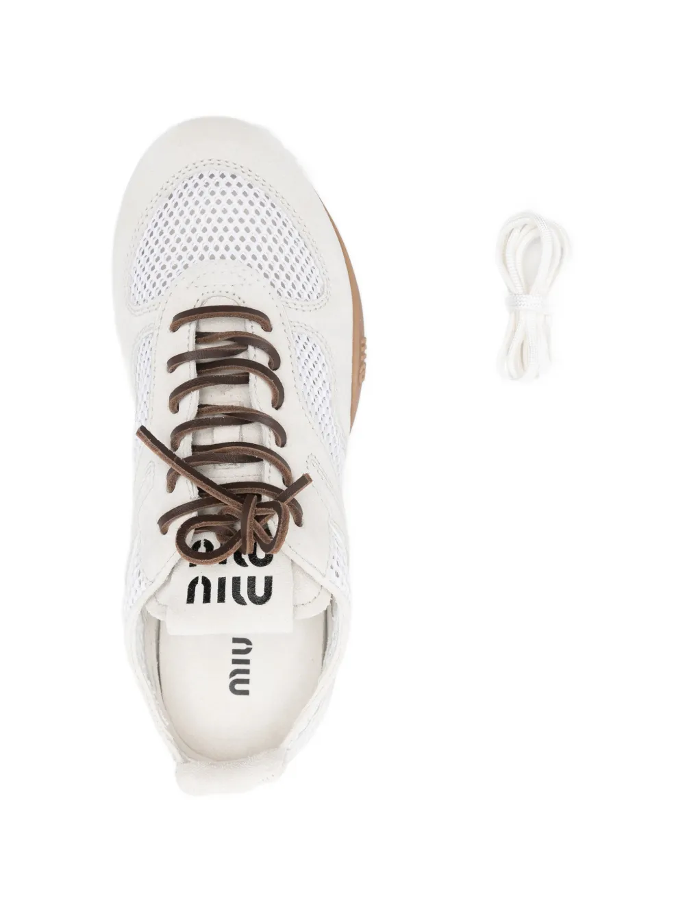 Miu Sneakers met vlakken Wit