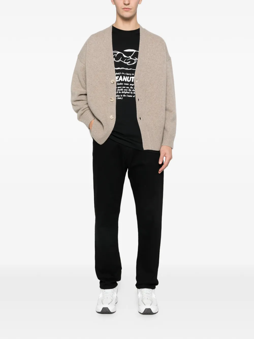 Iceberg peanuts print T-shirt - Zwart