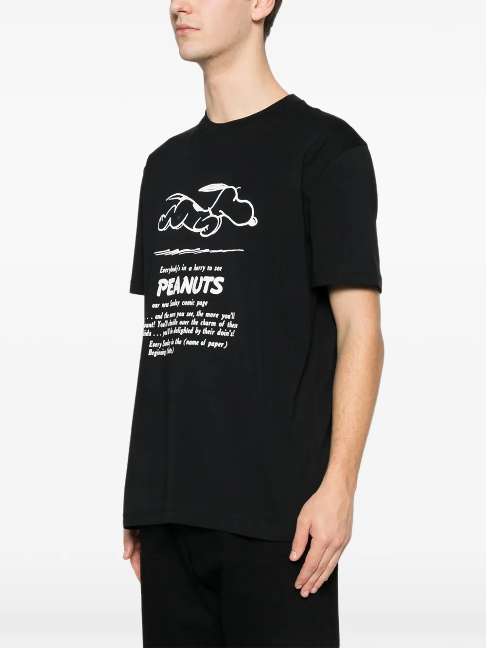 Iceberg T-shirt met print Zwart